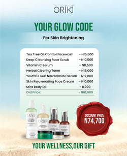 "Your Glow Code" For: Skin Brightening