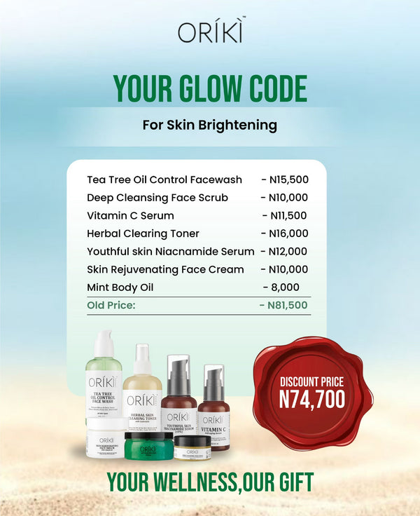 "Your Glow Code" For: Skin Brightening